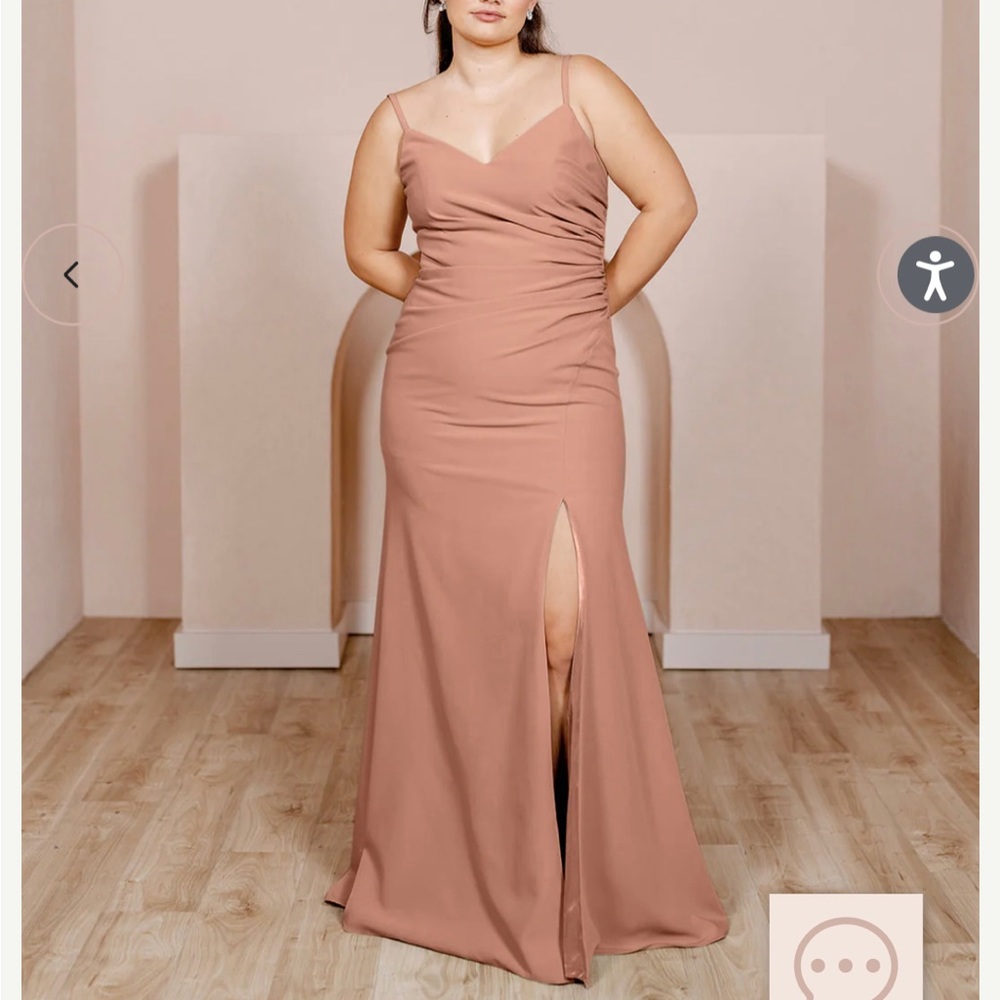 Revelry Desert Rose Rory Crepe Dress